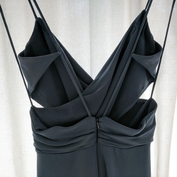 NWOT CUSHNIE ET OCHS Blue Silk Cut-out Midi dress - Picture 5 of 5